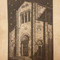 Bruno da Osimo &ldquo;Chiesa S.Maria a Grado&rdquo; xilografia